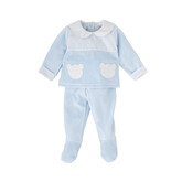 Babidu Babidu AW25 Velour 2 Piece Babygrow Set - 50906
