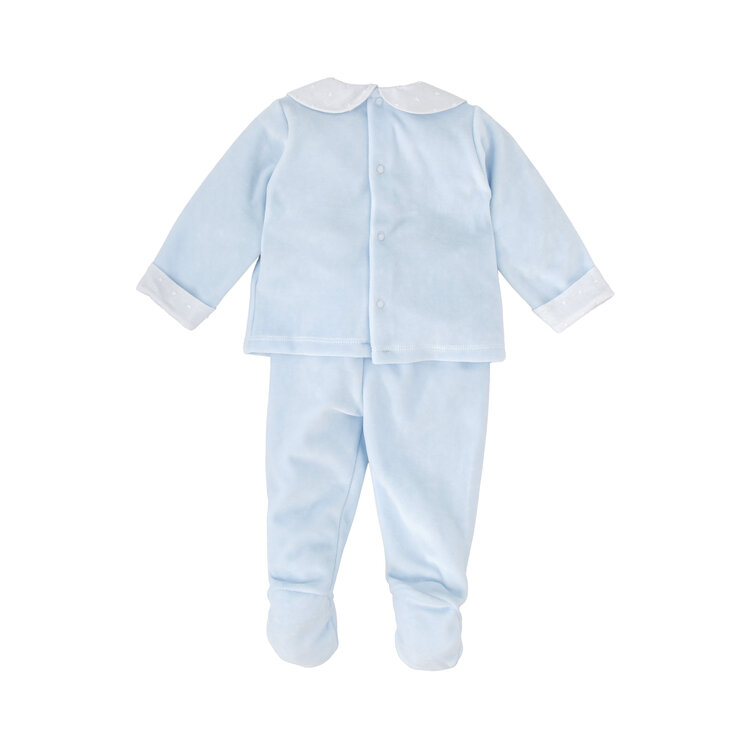 Babidu Babidu AW25 Velour 2 Piece Babygrow Set - 50906