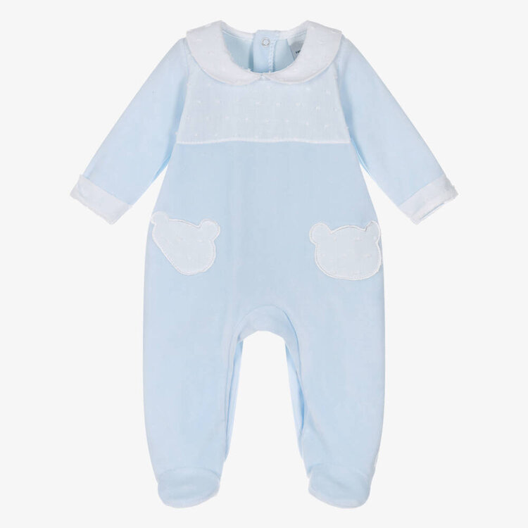 Babidu Babidu AW25 Velour Babygrow - 12906