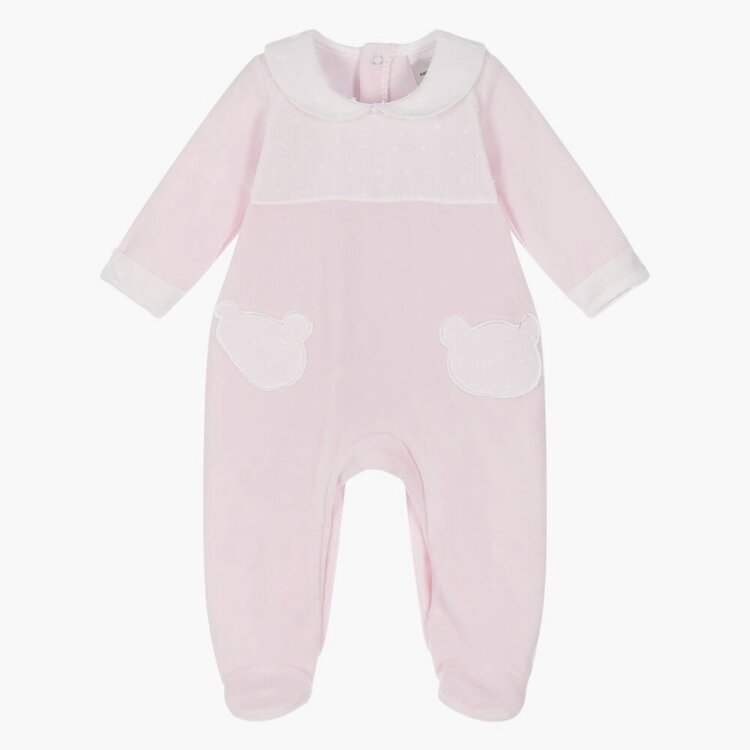 Babidu Babidu AW25 Velour Babygrow - 12906