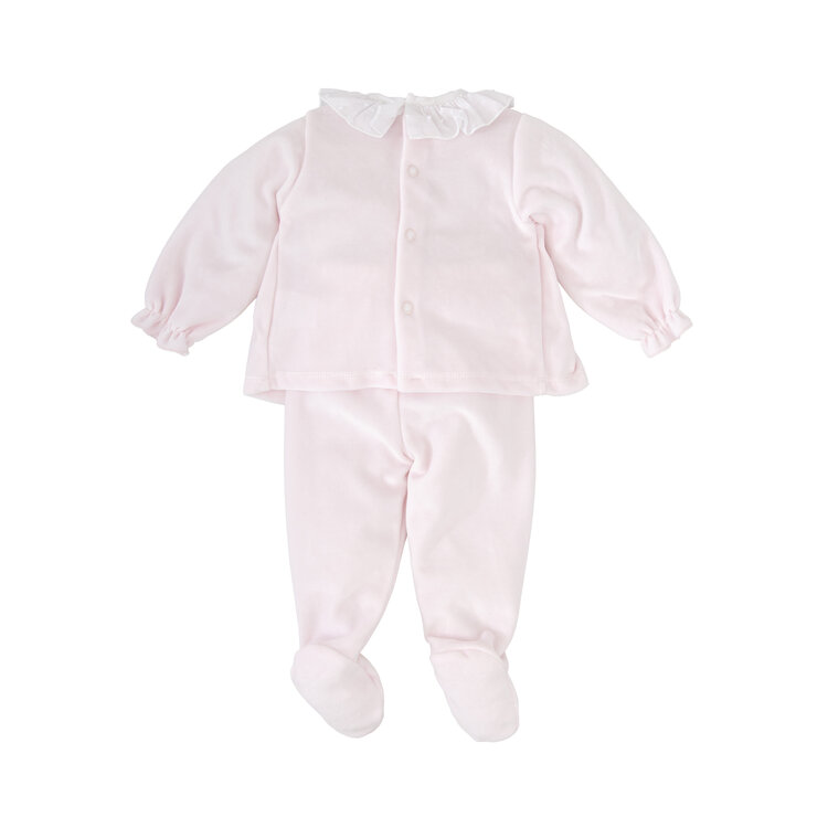 Babidu Babidu AW25 Velour 2 Piece Babygrow Set - 51906