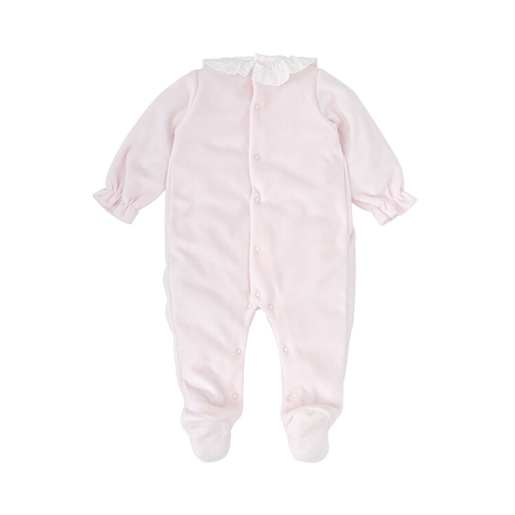 Babidu Babidu AW25 Velour Babygrow - 13906