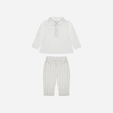 Patachou Patachou AW25 Check Trouser Set - 3015