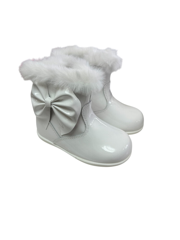 Andanines Girls Fur Trimmed Boot 252645
