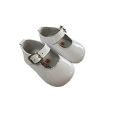 Andanines Girls Scallop Pram Shoe- 172901