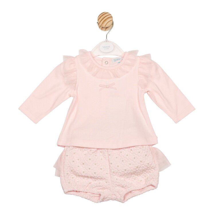 Mintini Mintini AW25 Top & Bloomer Set - MB6832