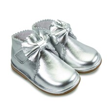 Borboleta Borboleta Sharon Silver Leather Boot - 1122