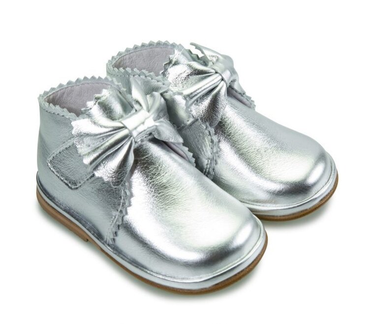 Borboleta Borboleta Sharon Silver Leather Boot - 1122