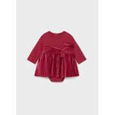 Mayoral Mayoral AW25 Pleated Baby Dress - 2812