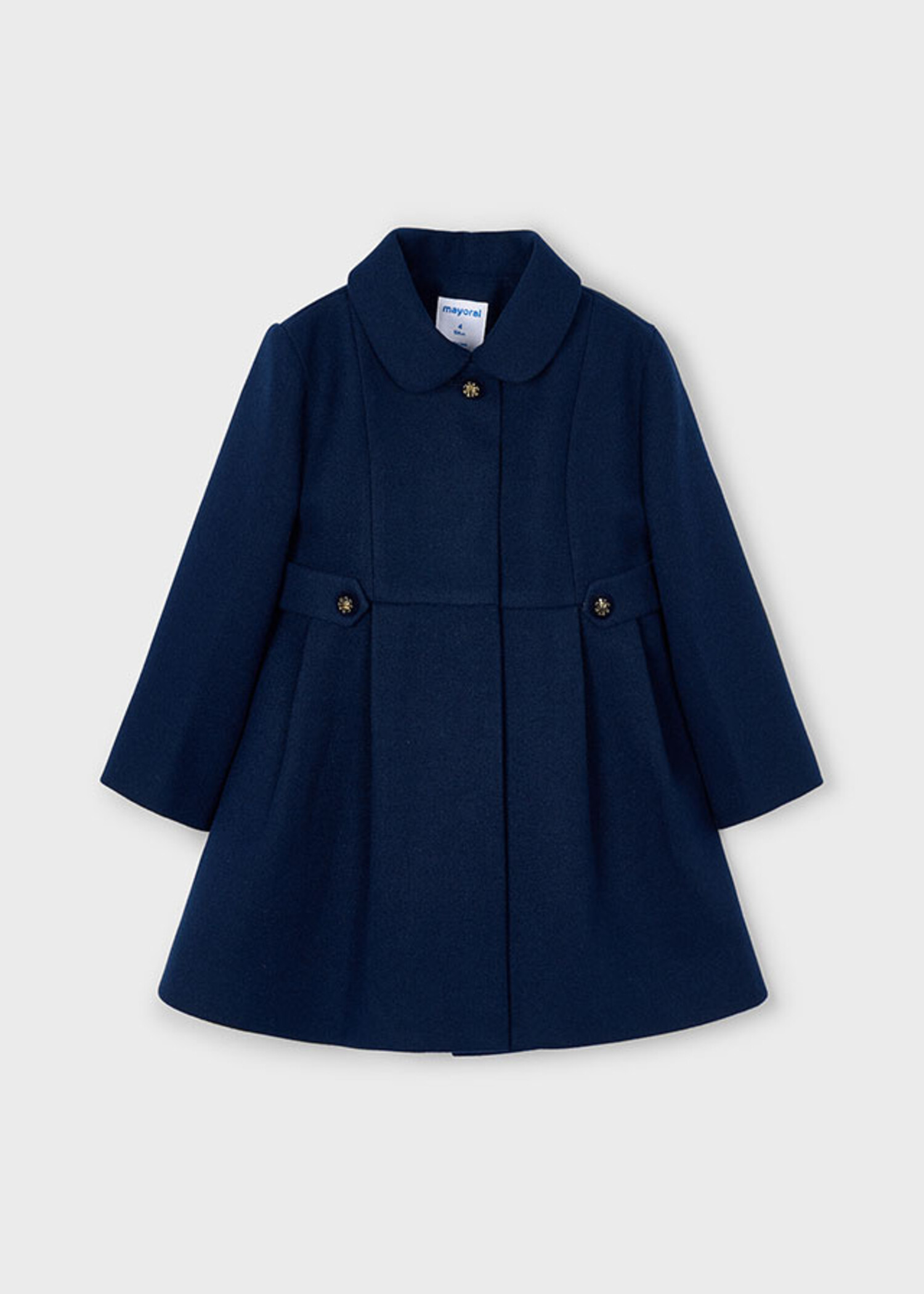 Mayoral Mayoral AW25 Woolen Coat - 4440 - Bubbles Childrenswear