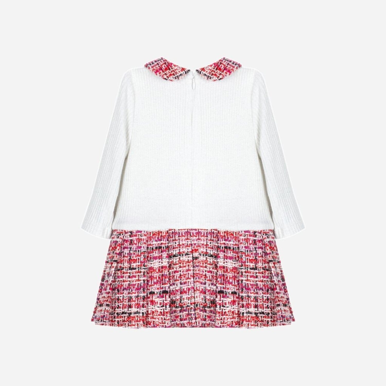 patachou red tweed dress Patachou Girls Checked Dress Girls Kids 14 year Red Tweed By Childrensalon