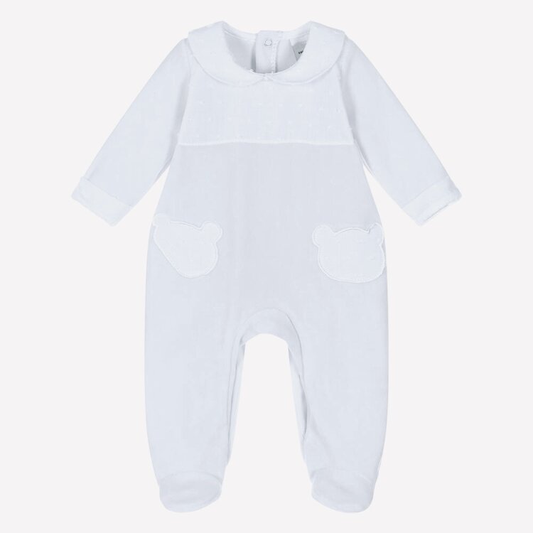 Babidu Babidu AW25 Velour Babygrow - 12906