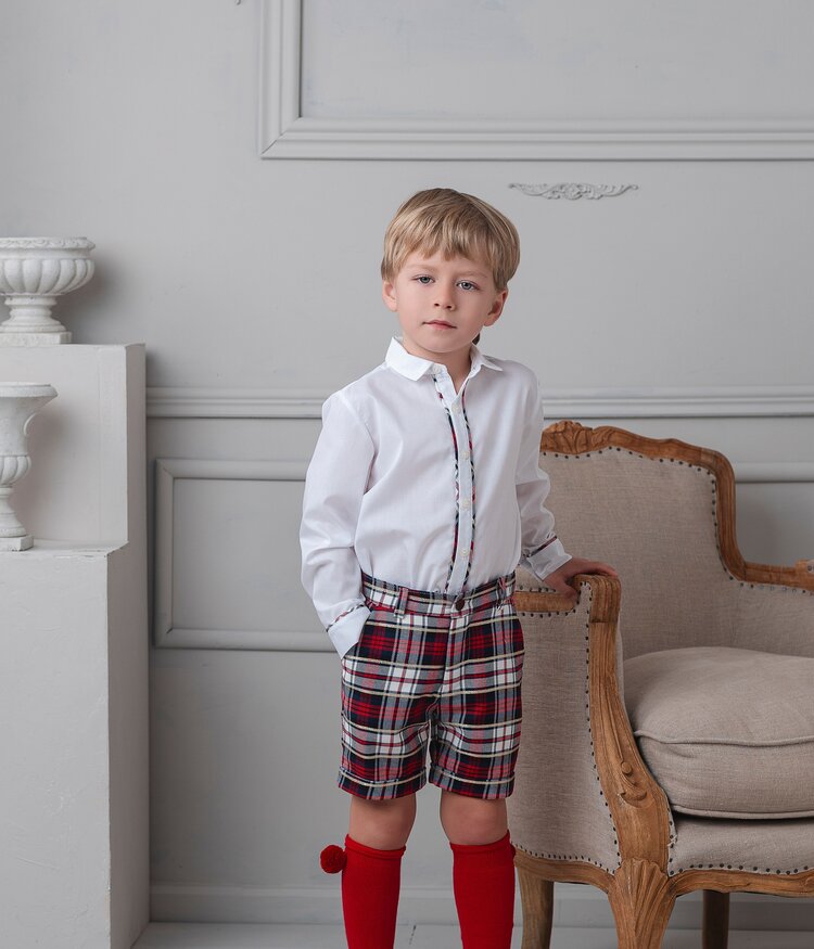 Rochy Rochy AW25 Boys Tartan Short Set - 26730