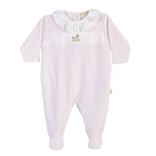 Baby Gi Baby Gi AW25 Velour Rocking Horse Babygrow - RH51G