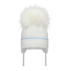 Pom Pom Envy Pom Pom Envy Alfie Hat - White