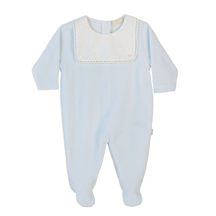 Baby Gi Baby Gi AW25 Velour Bib Babygrow - BG543