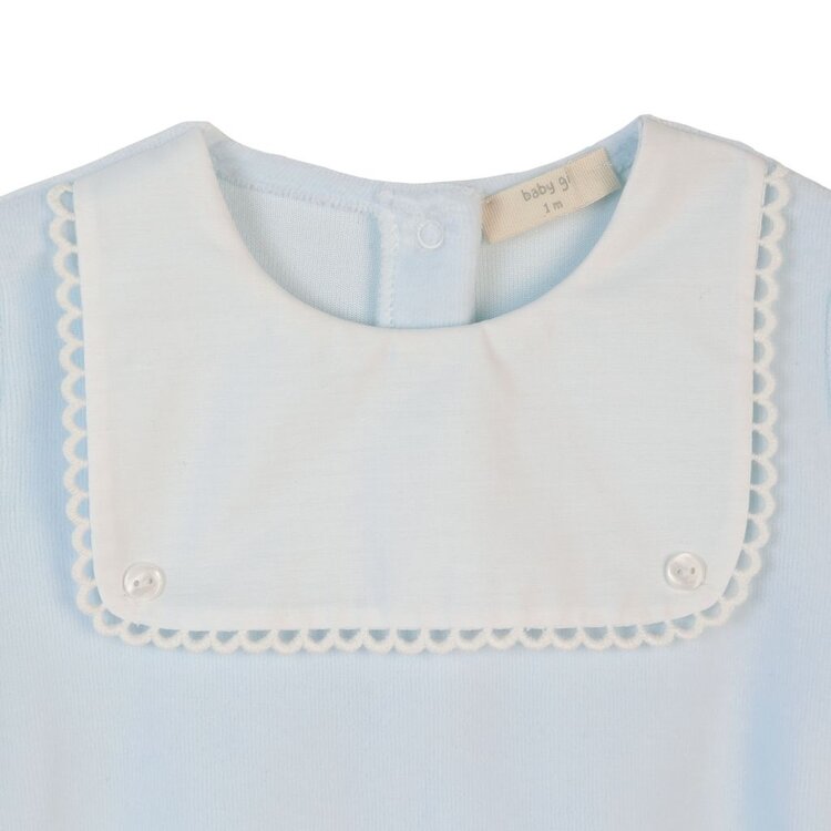 Baby Gi Baby Gi AW25 Velour Bib Babygrow - BG543