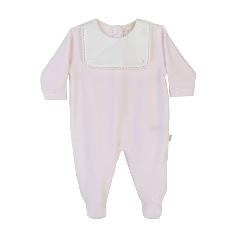 Baby Gi Baby Gi AW25 Velour Bib Babygrow - BG543