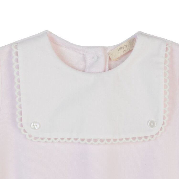 Baby Gi Baby Gi AW25 Velour Bib Babygrow - BG543