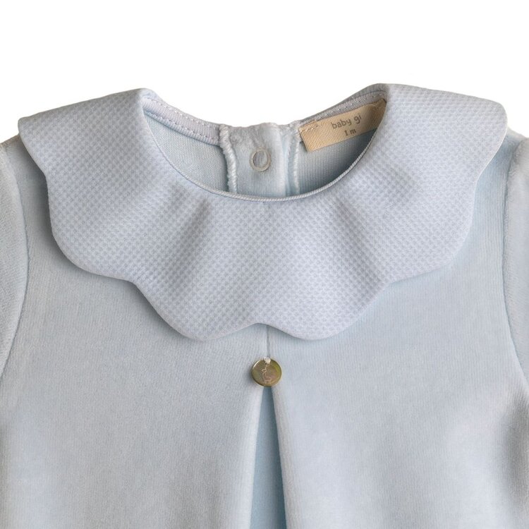 Baby Gi Baby Gi AW25 Velour Pique Babygrow - PQ50