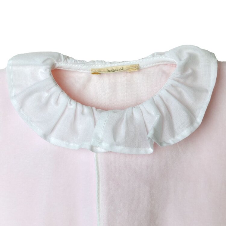 Baby Gi Baby Gi AW25 Frilly Angel Velour Babygrow - AG530G