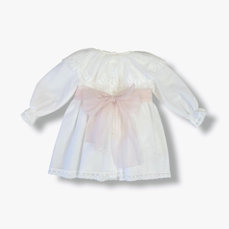 Artesania Granlei Artesania Granlei AW25 Frill Collar Dress - 225-106