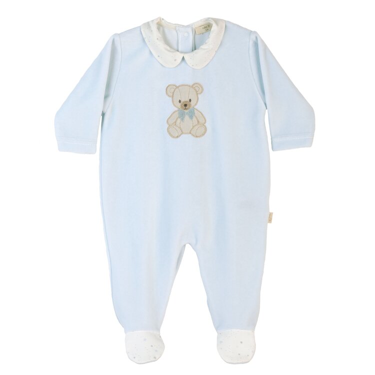 Baby Gi Baby Gi AW25 Velour Teddy Babygrow - TM50B