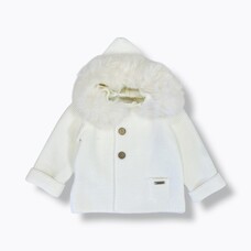 Martin Aranda Martin Aranda AW25 Knit Fur Hood Coat - 018-10275