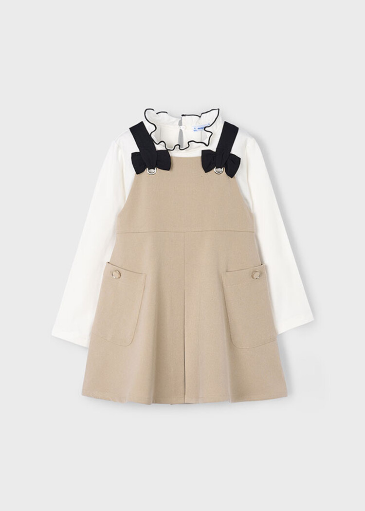 Mayoral Mayoral AW25 2 Piece Pinafore Dress - 4914