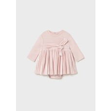 Mayoral Mayoral AW25 Pleated Baby Dress - 2812