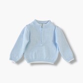 Pastels & Co Pastels & Co AW25 Ellis Half Zip Knit Top - PA313K