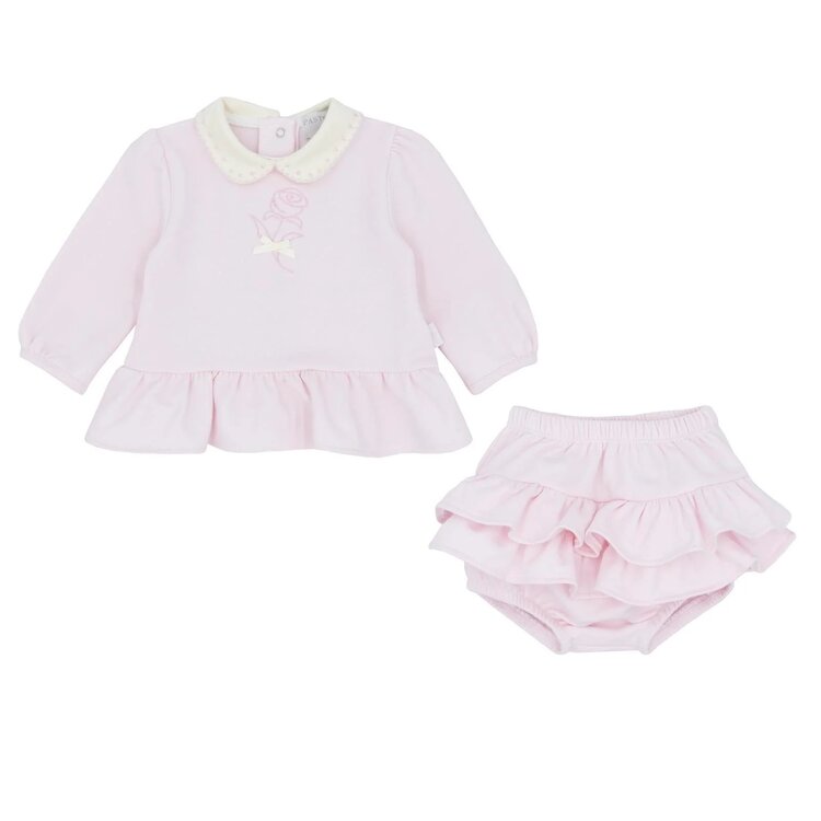 Pastels & Co Pastels & Co AW25 Celia Frill Romper Set - PA309K