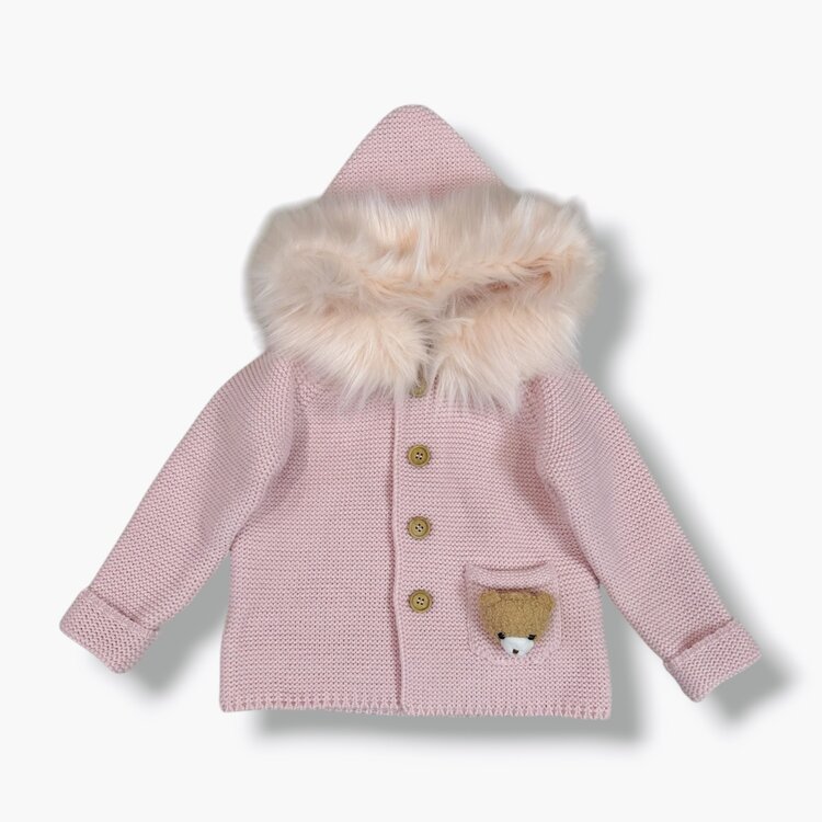 Meia Pata Meia Pata Fuzzy Bear Knitted Jacket 2059 AW24
