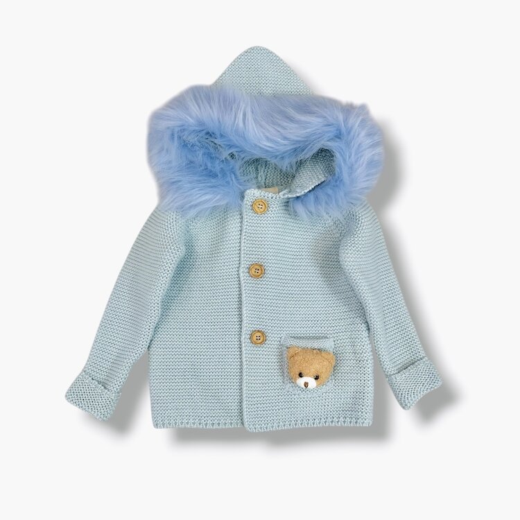 Meia Pata Meia Pata Fuzzy Bear Knitted Jacket 2059 AW24