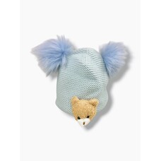 Meia Pata Meia Pata Fuzzy Bear Double Pom Hat AW24