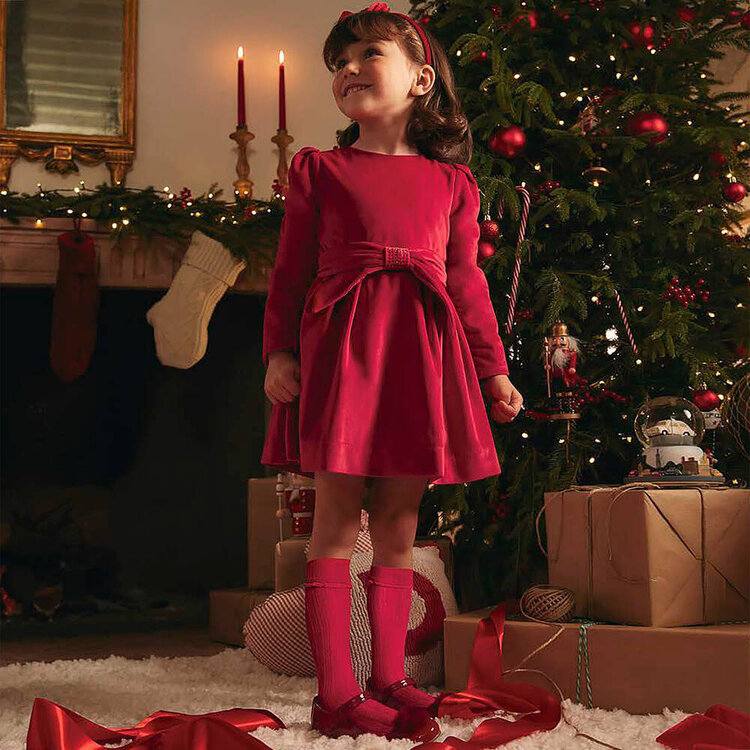 Mayoral Mayoral AW23 Velvet Dress - 4917