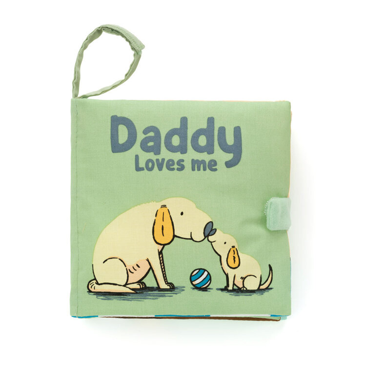 Jellycat Jellycat Daddy Loves Me Fabric Book