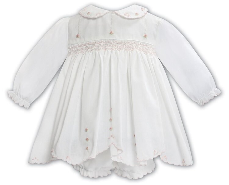 Sarah Louise Sarah Louise Smock Dress With Collar 013708
