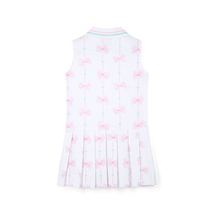 ADee A*Dee SS26 Raven Bow and Stripe Tennis Dress