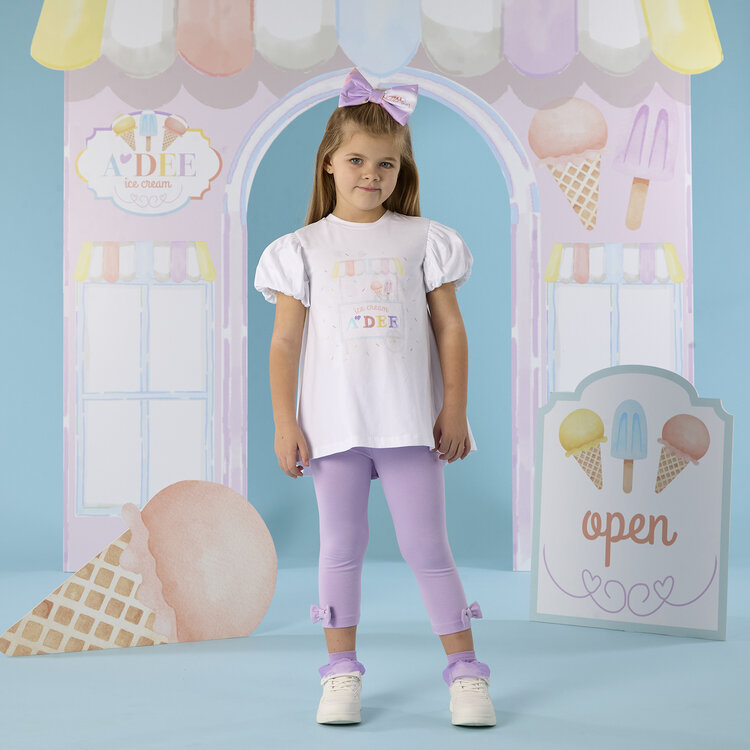 ADee A*Dee SS26 Skyler Ice Cream Cart Legging Set