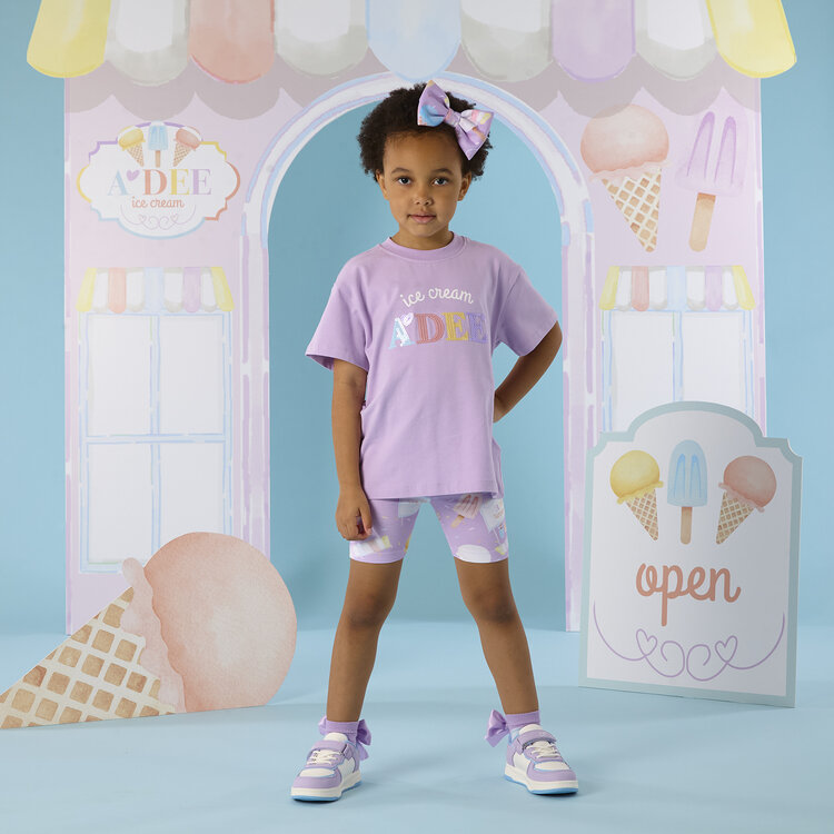 ADee A*Dee SS26 Sophia Ice Cream Cycle Short Set