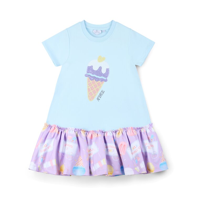 ADee A*Dee SS26 Sutton Ice Cream Frill Dress