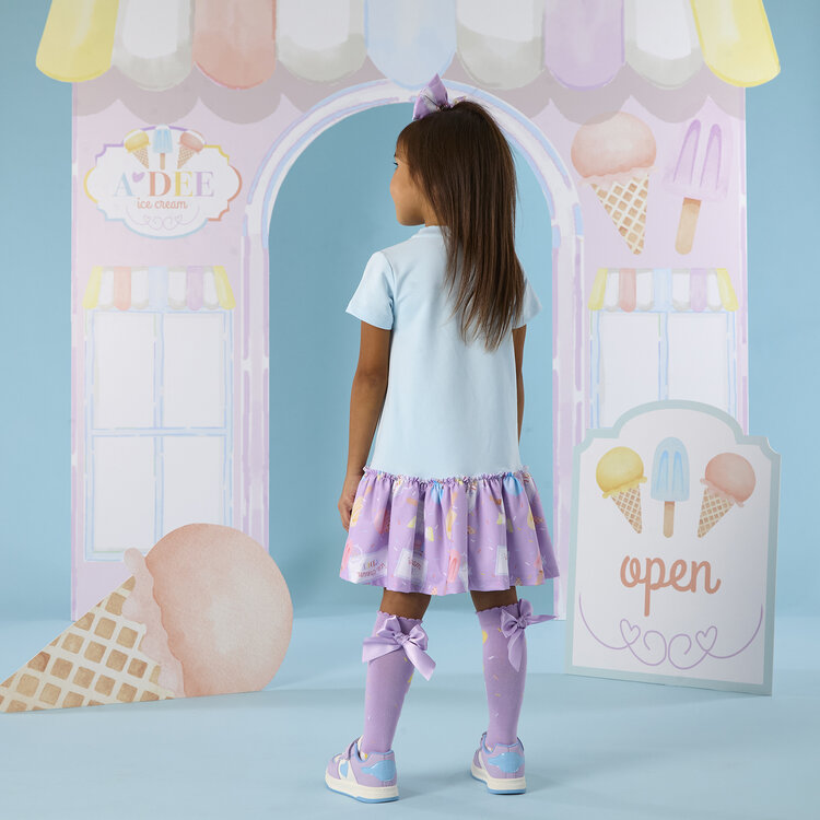 ADee A*Dee SS26 Sutton Ice Cream Frill Dress