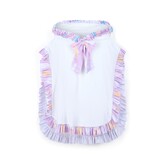 ADee A*Dee SS26 Ice Cream Print Frill Towelling Poncho