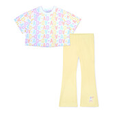 ADee A*Dee SS26 Samantha Initial Print Flare Set
