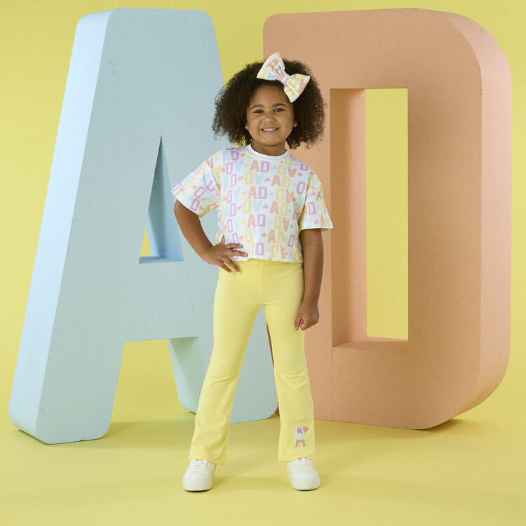 ADee A*Dee SS26 Samantha Initial Print Flare Set