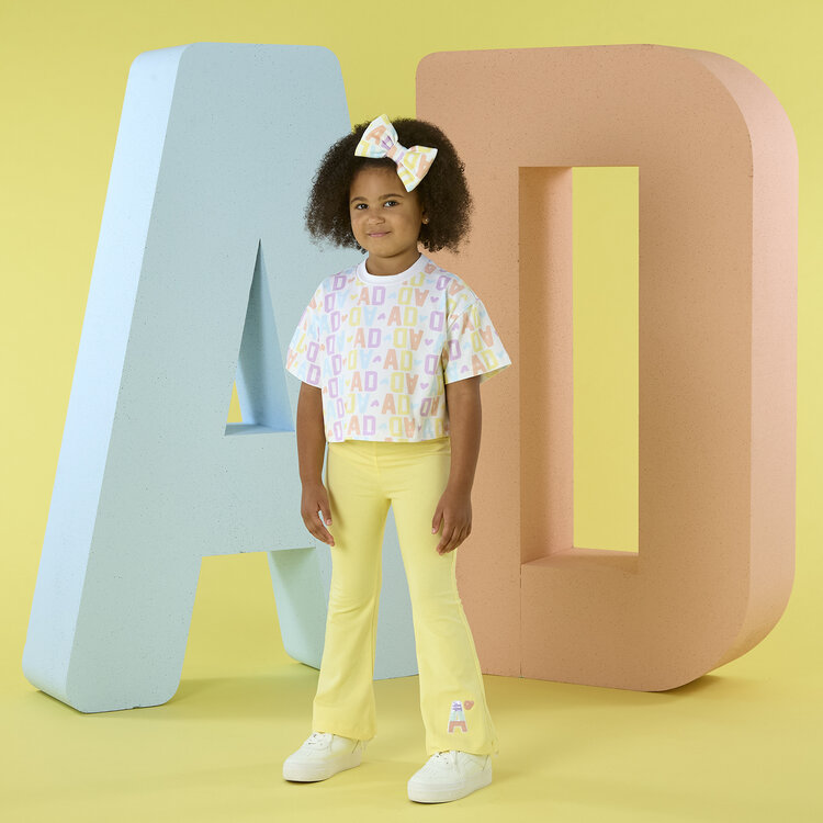 ADee A*Dee SS26 Samantha Initial Print Flare Set