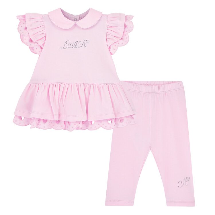 Little A Little A SS26 Orellia Broderie Anglaise Legging Set