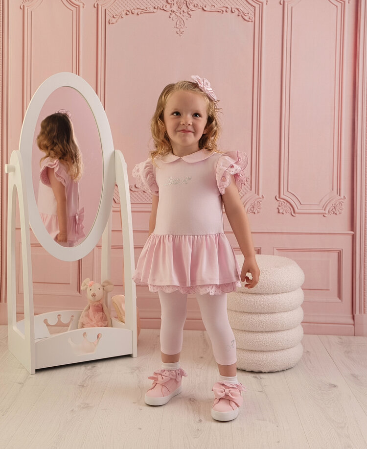 Little A Little A SS26 Orellia Broderie Anglaise Legging Set