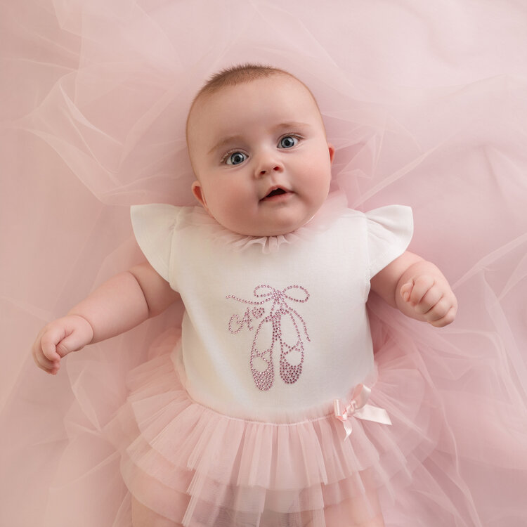 Little A Little A SS26 Octavia Tulle Romper